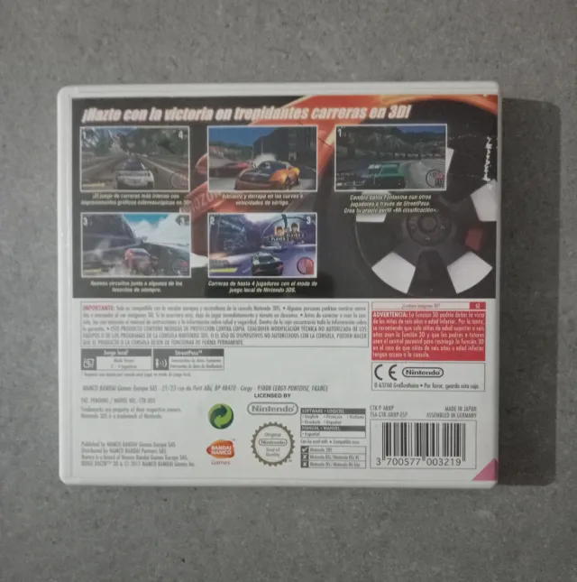 Ridge Racer 3D Nintendo 3DS Juego