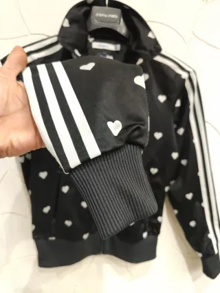 Rara giacca Adidas polkadot Hearts tg36