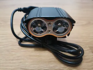 Luz LED Bicicleta USB Doble