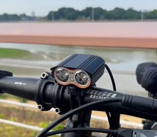 Luz LED Bicicleta USB Doble