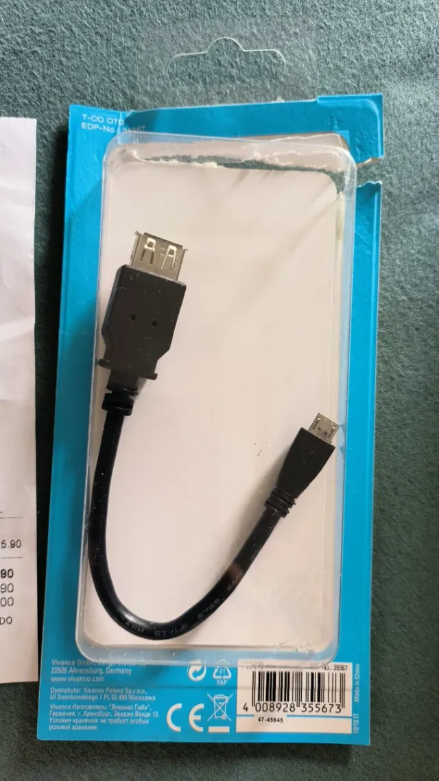 Adaptador OTG Vivanco 35567