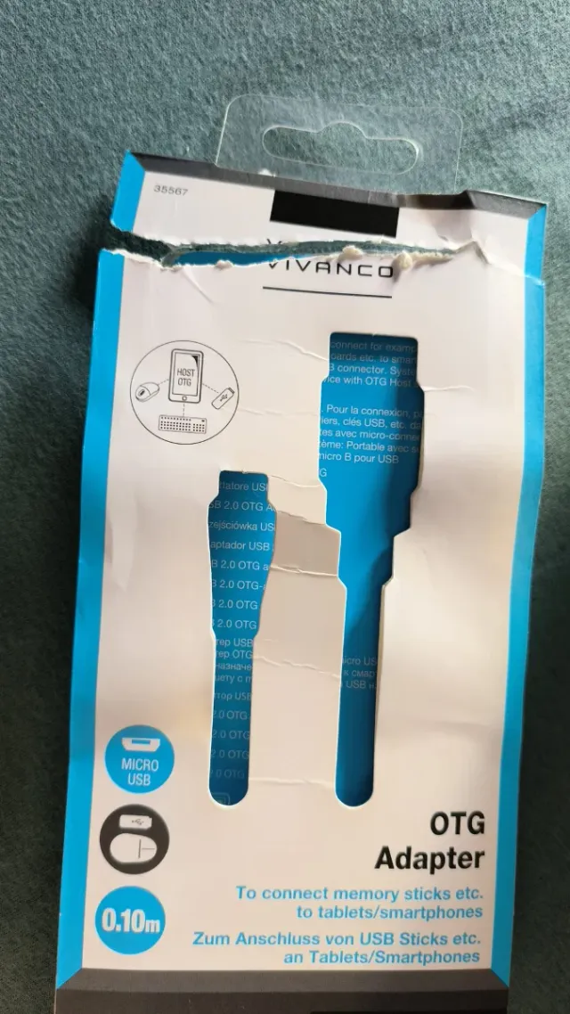 Adaptador OTG Vivanco 35567