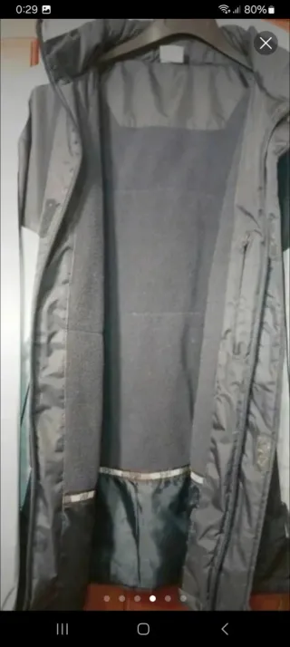 Cazadora Polar Negra y Blanca