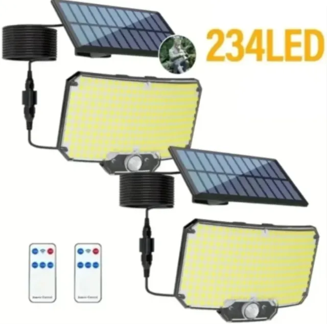 2 Focos Solares 234 LED