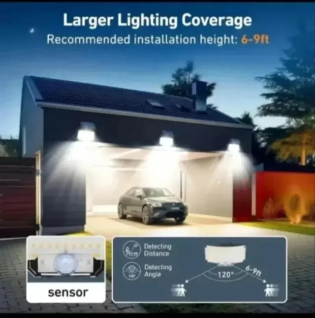 2 Focos Solares 234 LED
