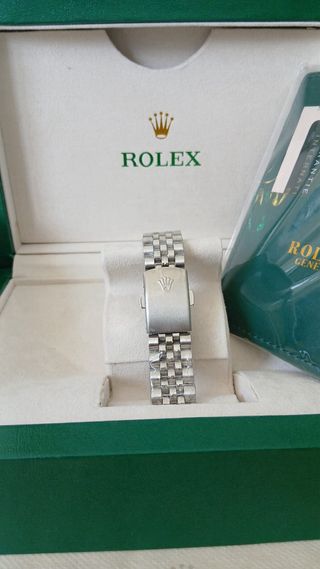 Reloj Rolex Azul y Plateado