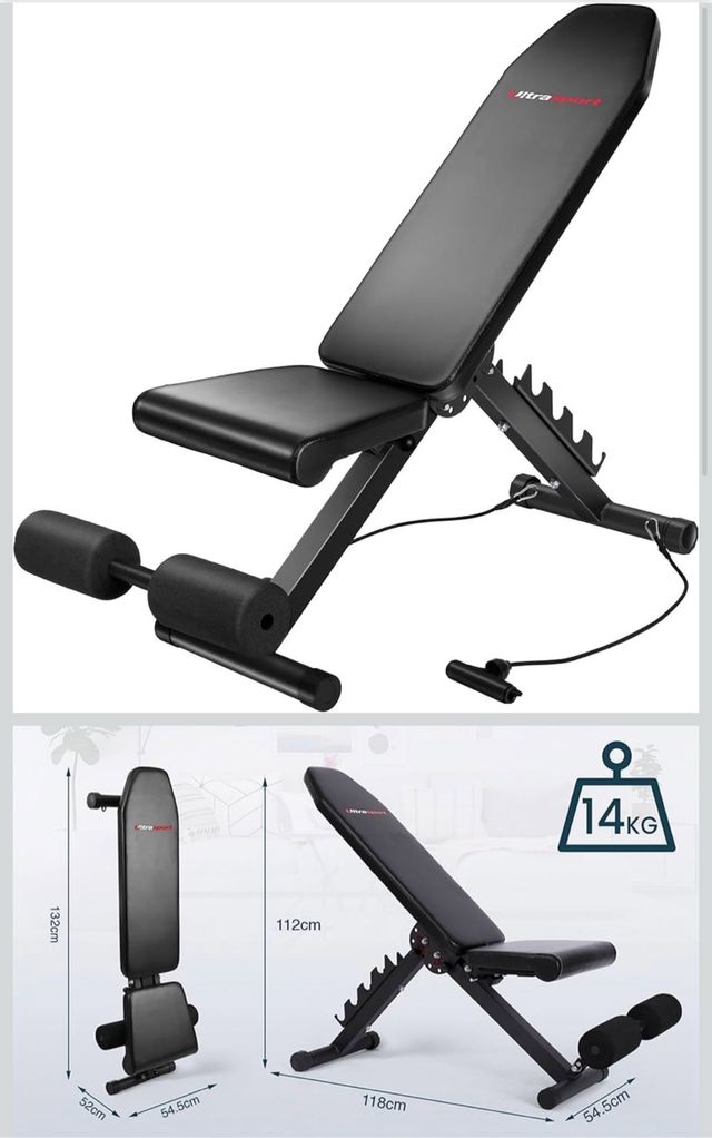 Banco de pesas ajustable