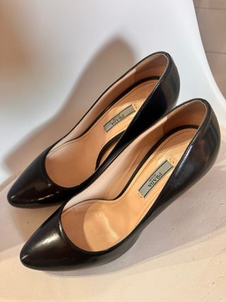 Tacones Prada Negros Charol