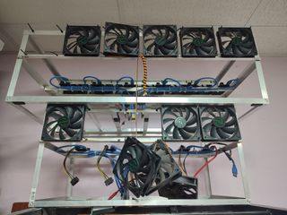 2 Rigs Minería (8 GPUs c/u)