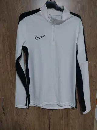 Chándal Nike Blanco y Negro Media Cremallera