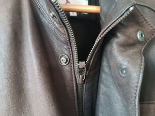 Cazadora Piel Hombre Tres Cuartos Vintage