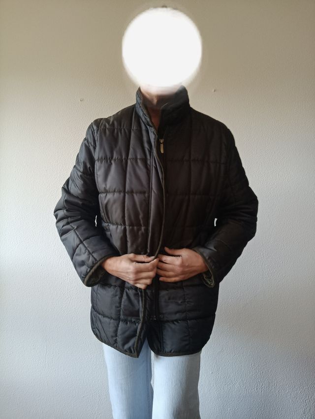 Chaquetón acolchado mujer con cremallera