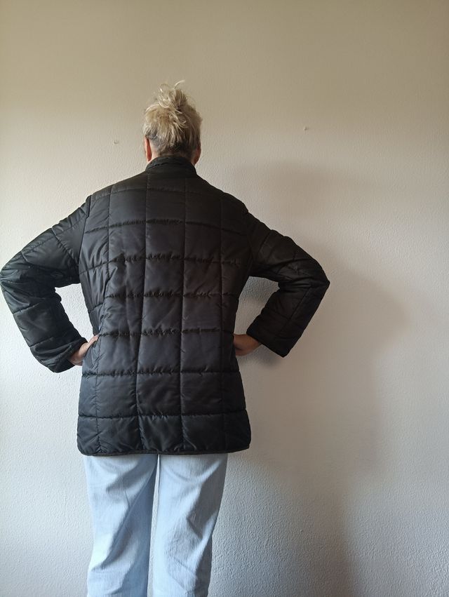 Chaquetón acolchado mujer con cremallera