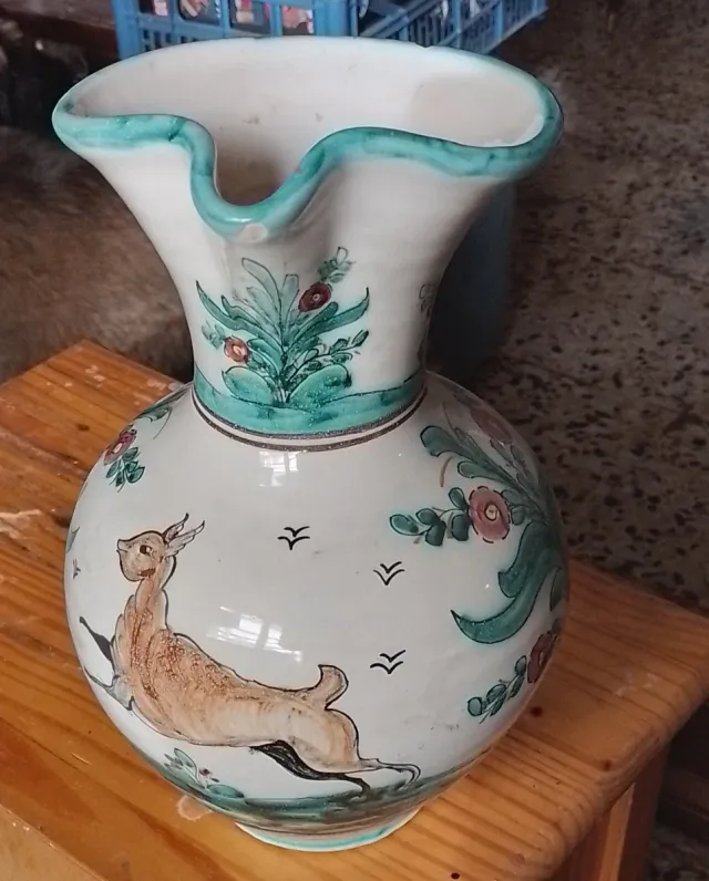 Jarrón Cerámica Puente Arzobispo asa rota