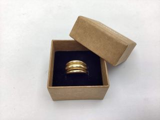 anillo oro 18k con circonita