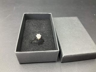 sortija oro 18k con piedra