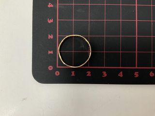 anillo oro 18k con piedra con diamante t. 15 (17,52 mm)