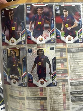Cartas FIFA 365 FC Barcelona