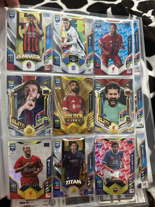 Cartas de fútbol FIFA 365 cada carta tiene su prec