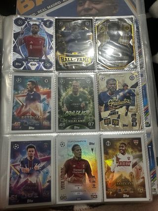 Colección Cartas Fútbol Topps Champions League