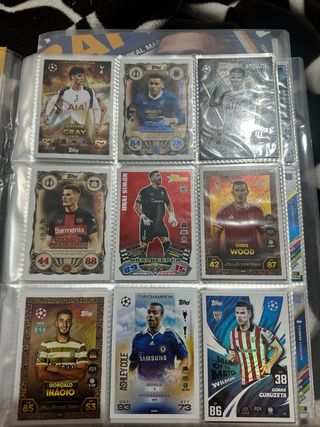 Colección Cartas Fútbol Topps Champions League