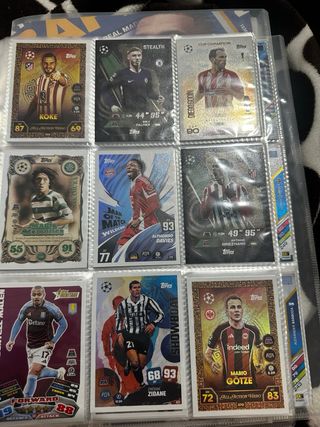 Colección Cartas Fútbol Topps Champions League