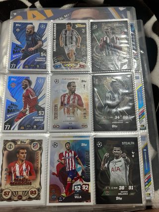 Colección Cartas Fútbol Topps Champions League