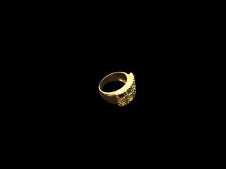 anillo oro 18k con circonita