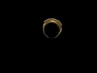 anillo oro 18k con circonita