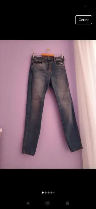 Pantalones vaqueros Zara Talla XS