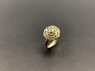 anillo oro 18k con piedra