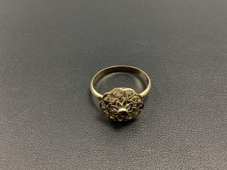 anillo oro 18k con piedra