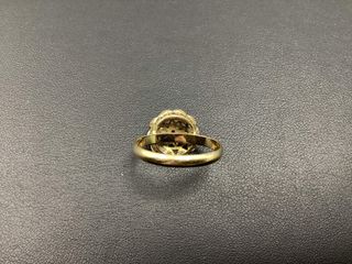 anillo oro 18k con piedra