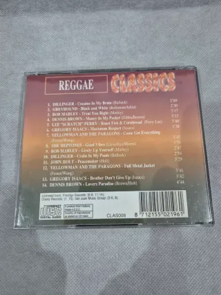 CD Reggae Classics - Bob Marley, Dillinger