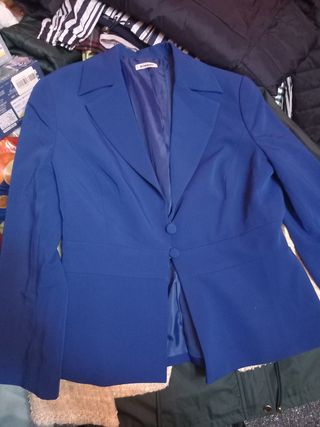 133- americana azul electrico - Talla 40