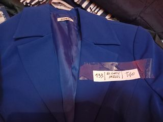 133- americana azul electrico - Talla 40