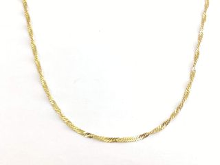 cadena oro 18k 24cm