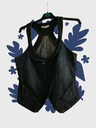 Chaleco vaquero MNG Talla L