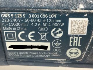 radial bosch gws 9-125 s