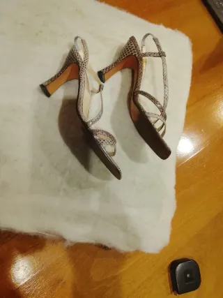 Sandalias Nina Ricci Piel Serpiente