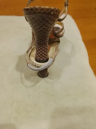 Sandalias Nina Ricci Piel Serpiente