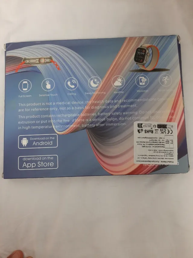 Smartwatch well Pro con 7+1 correas