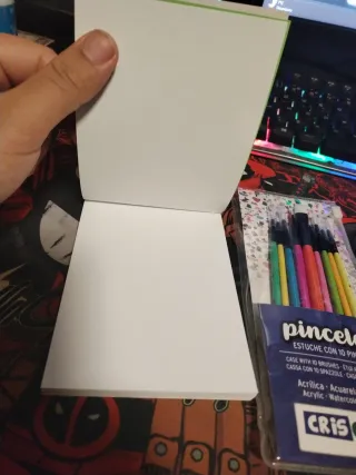 Pinceles Criscolor Kids y libreta ecológica