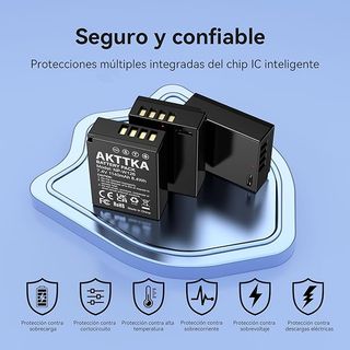 AKTTKA NP-W126 3x Batería 1140mAh Fujifilm X100F