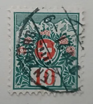 Selos antigos da Suíça 1882-1922