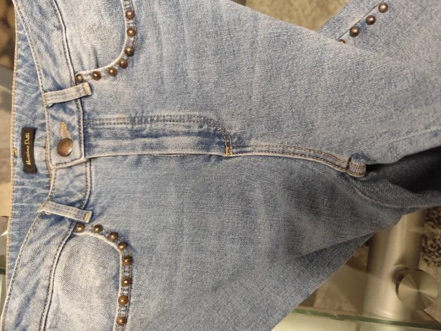Vaqueros Massimo Dutti Tachuelas Talla 34/36