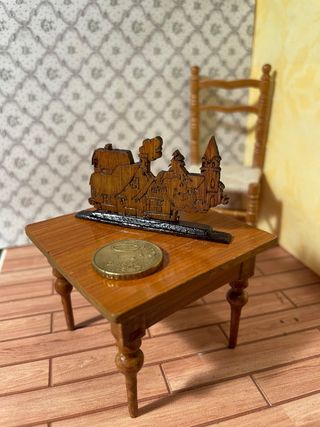 Paesaggio decorativo dollhouse in legno