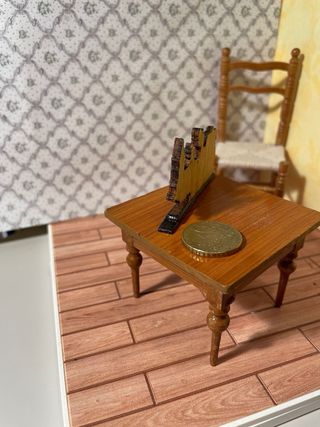 Paesaggio decorativo dollhouse in legno