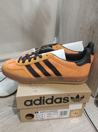 Adidas Gazelle Indoor Naranja Originales (39 1/3)