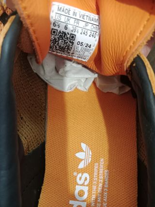 Adidas Gazelle Indoor Naranja Originales (39 1/3)